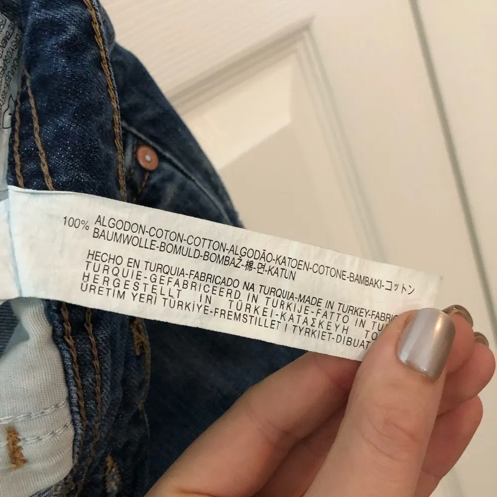 Z1975 Zara Basic Dept Distressed Premium Denim Crop Jeans Size US 2 - Image 9