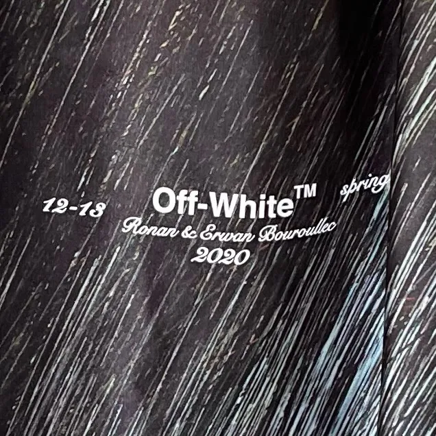 Off-White Bouroullec Asymmetrical Slip Dress Satin Green Multi 42 EUC - Image 5