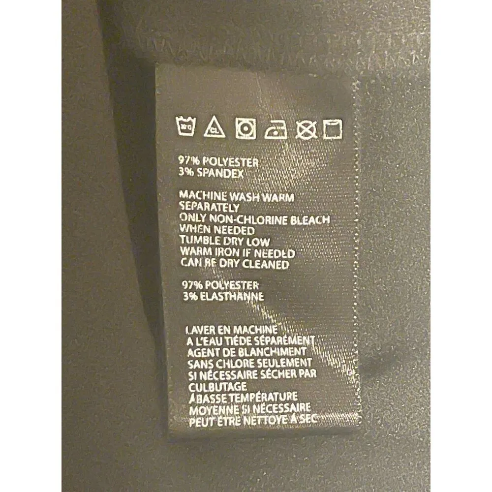 Silence + Noise 0 Black Lace Up Front Romper Jumpsuit Playsuit XS Shorts - Image 6