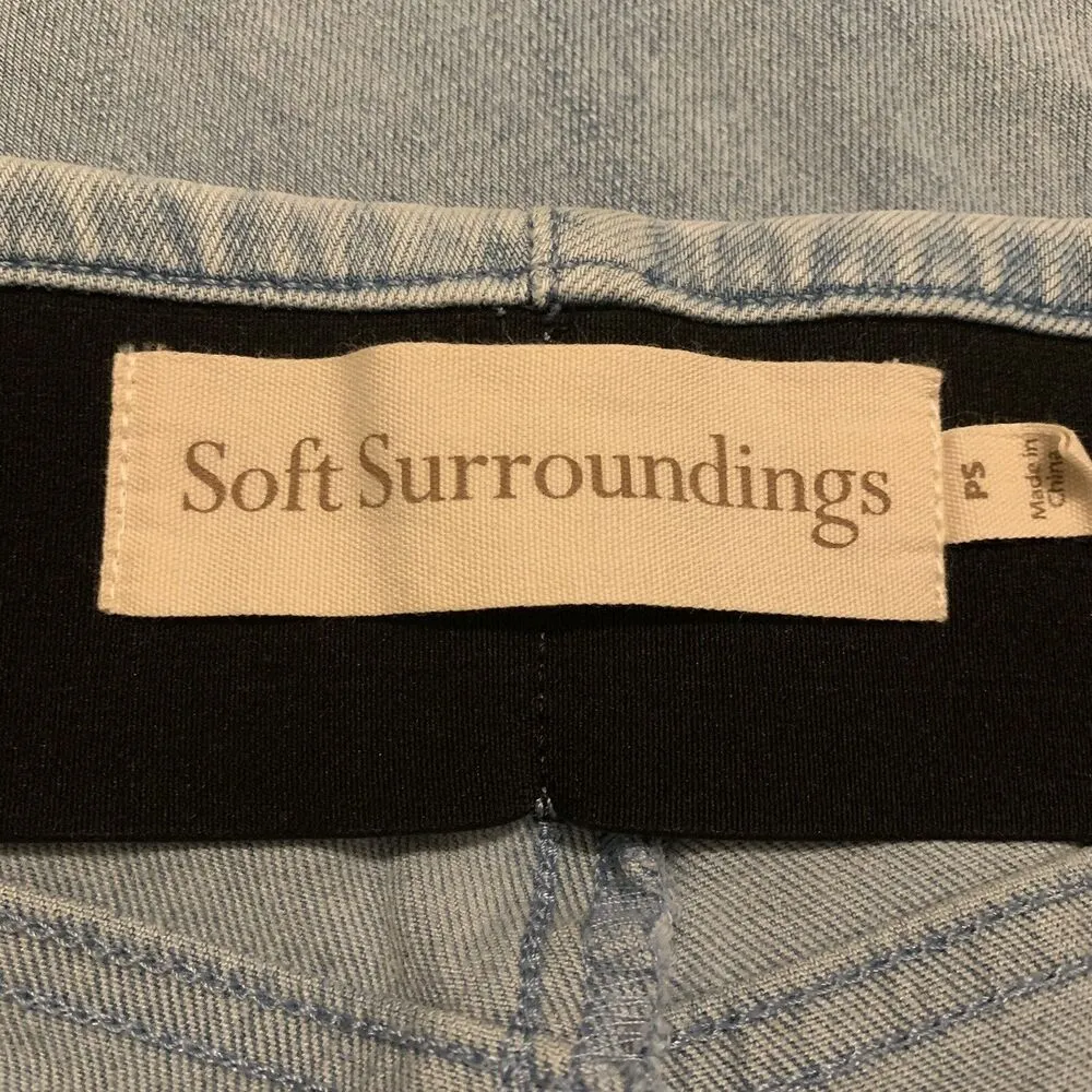 Soft Surroundings Petites Jeans Ultimate Denim Pull On Skinny Fit Size Small - Image 6