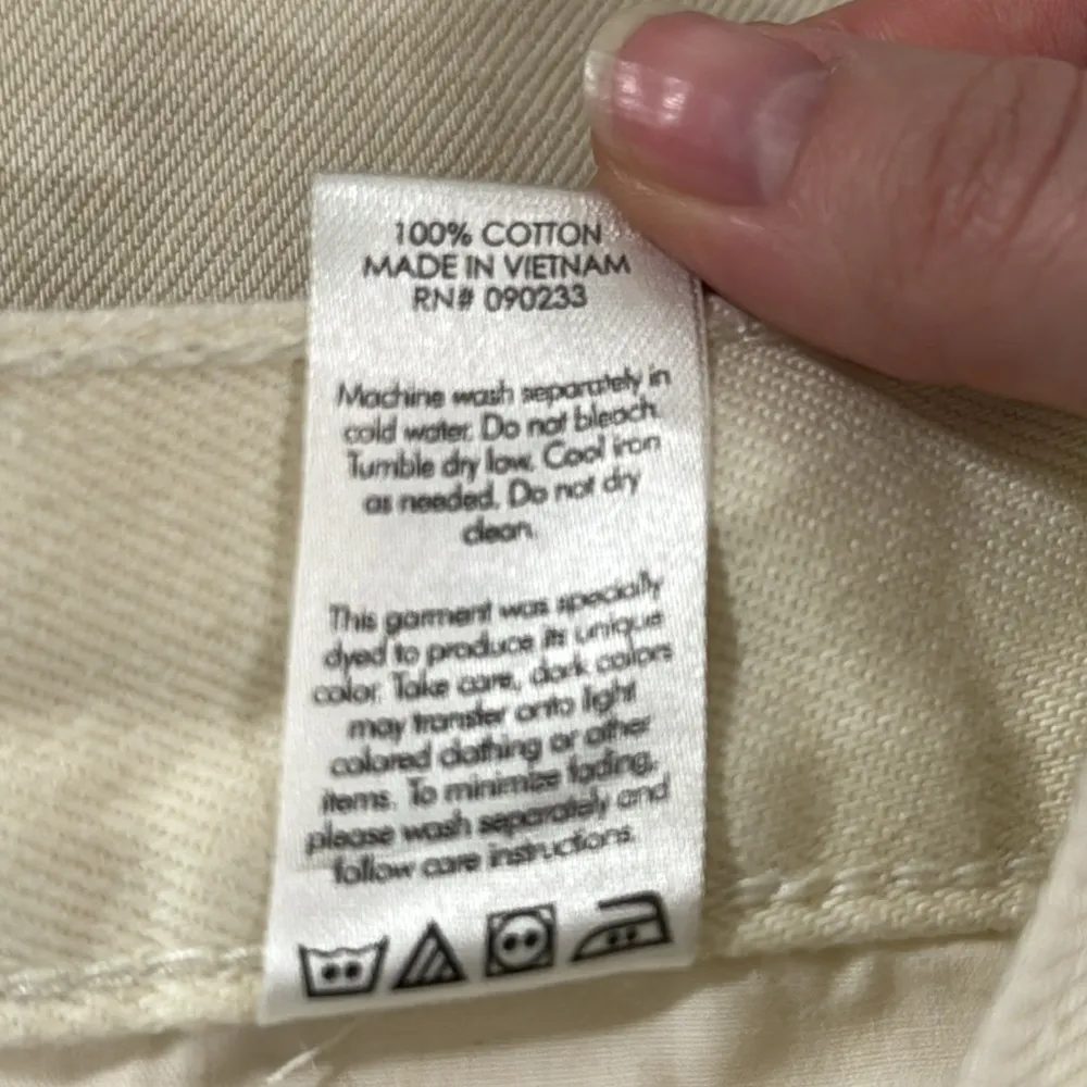 PacSun Olive Spliced Ultra High Waisted Vintage Denim Shorts 100% cotton size 27 - Image 14