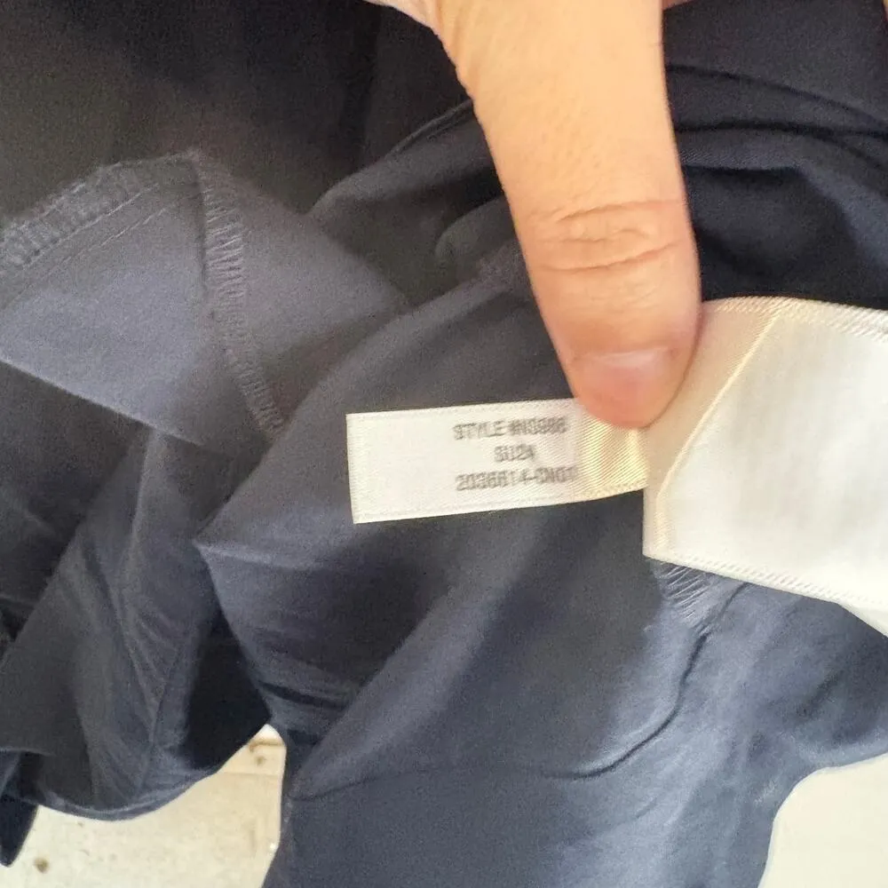 Madewell Square Neck Puff Sleeve Mini Dress Navy SZ 00 Babydoll Breezy Summer - Image 8