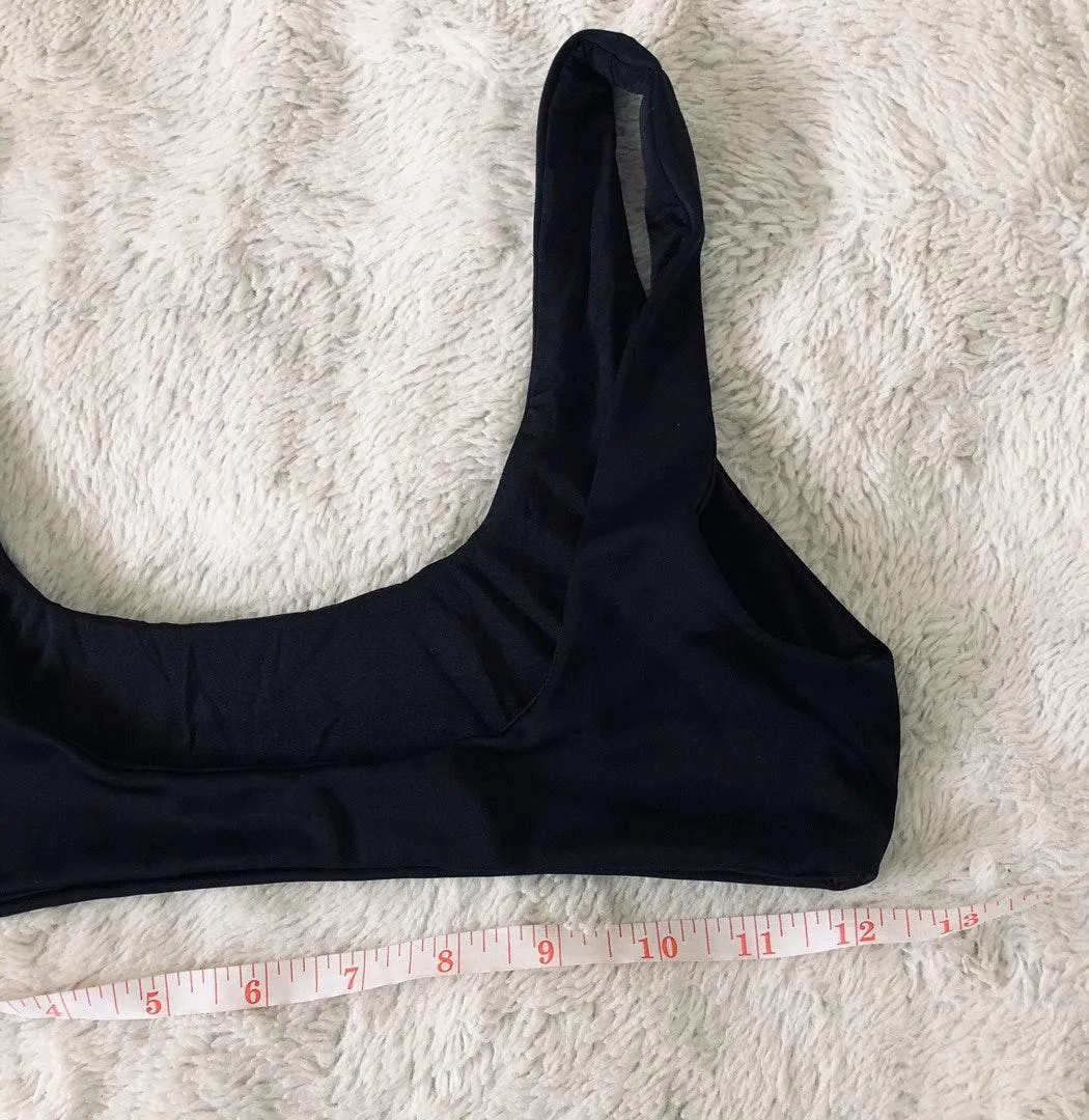 Basic Bikini Bra Black - Image 4