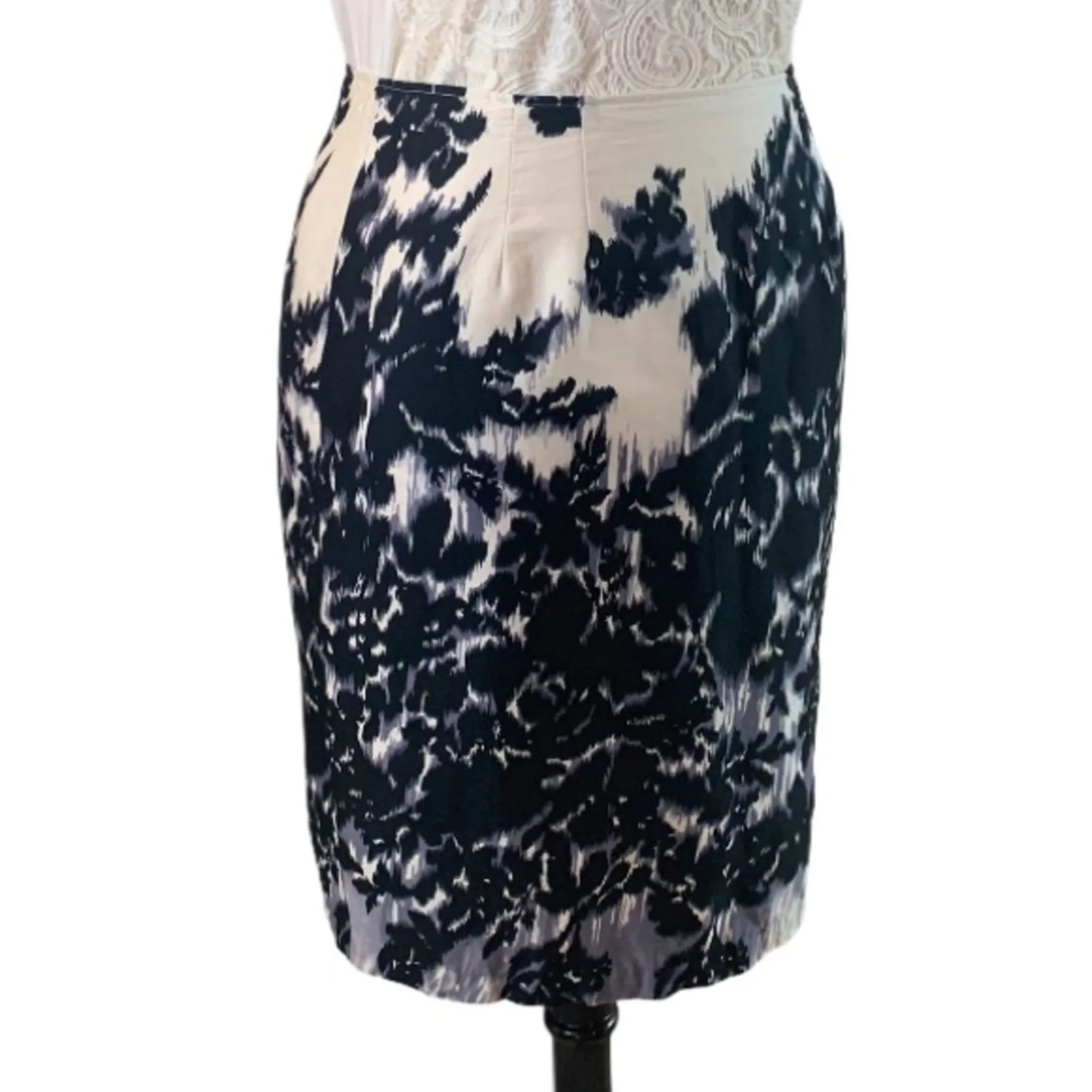 Worthington Knee Length Cream Black Gray Pencil Skirt Women's Plus Size 16 - Image 10