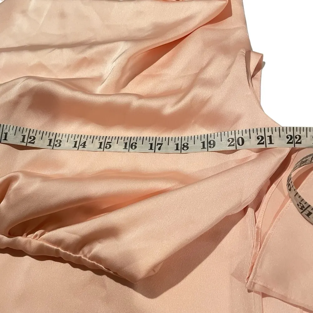 Fame & Partners Libra Satin Cowl Neck Pink Dress size 6 - Image 11