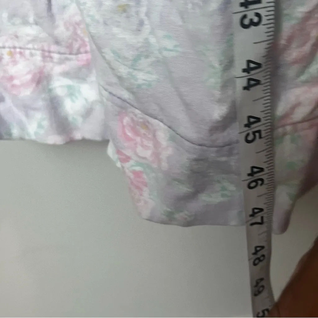 Lanz of Salzburg Floral Long Sleeve Coquette Cottagecore Nightgown Sz S 🔲 Pink - Image 6