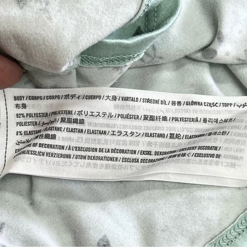 Hollister small Mint Green Floral babydoll Dress - Image 8