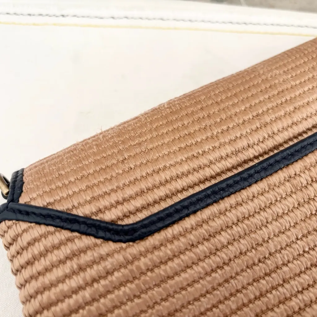 Akris Anouk Small Day Raffia Shoulder Bag - Image 3