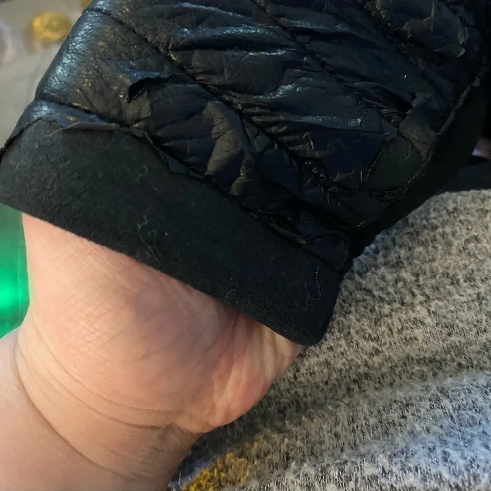 Blanc Noir Asymmetrical Hooded Moto Black XS - Image 6