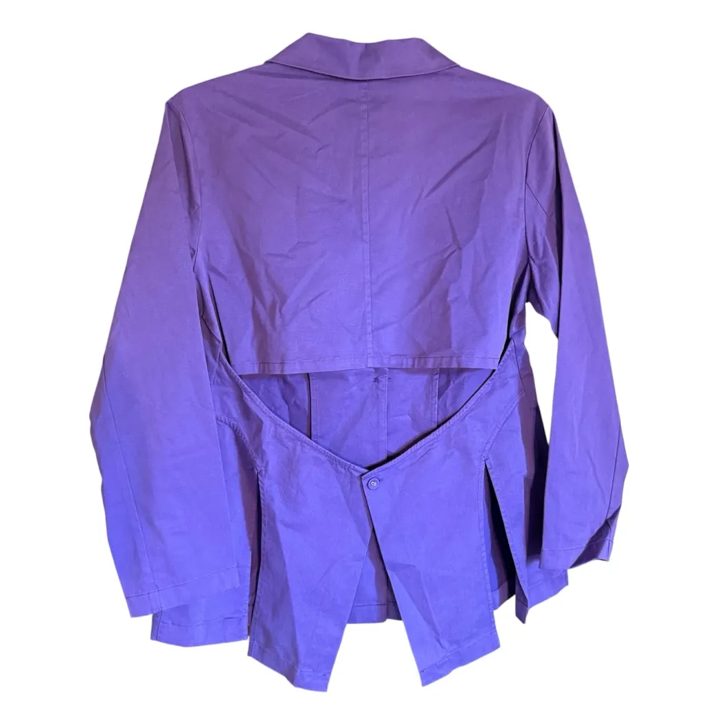 The Drop Vibrant Purple Blazer w/ Back Cutout Size Large - Image 4