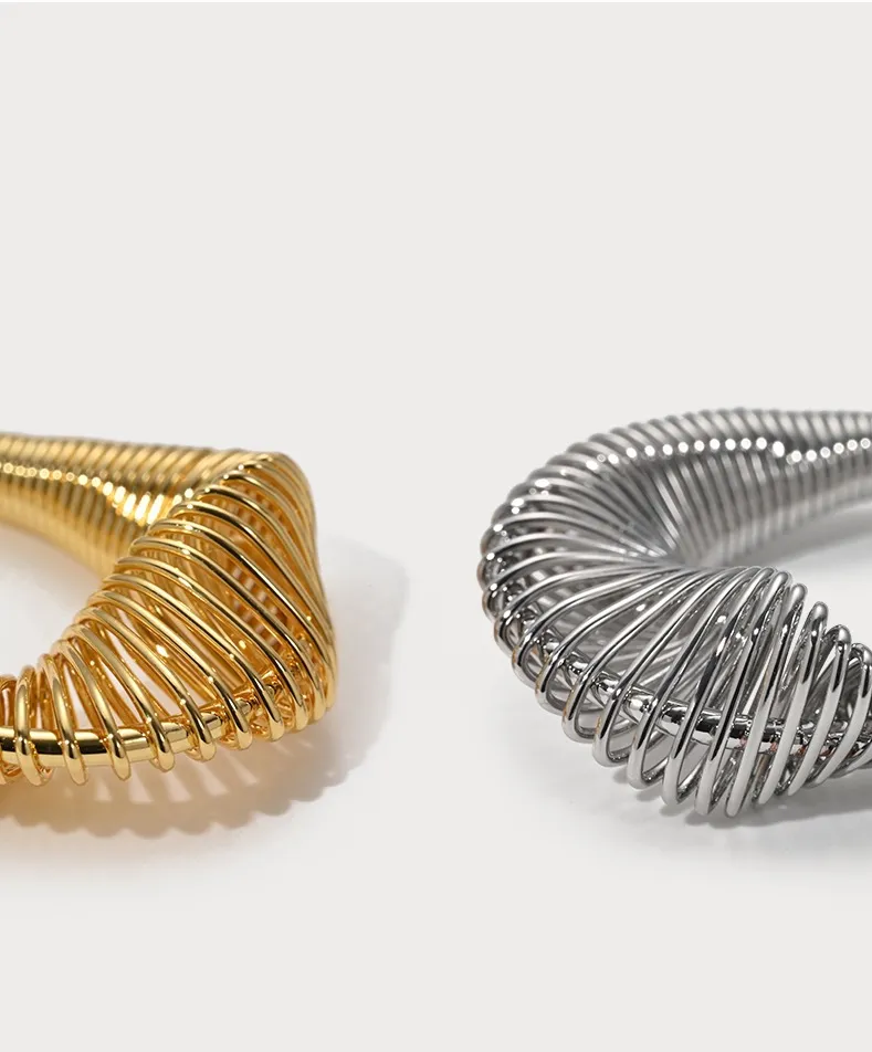 Chunky Silver Hoop Earrings, Silver Hoop Earrings, Thick Hoop Earrings - Image 9