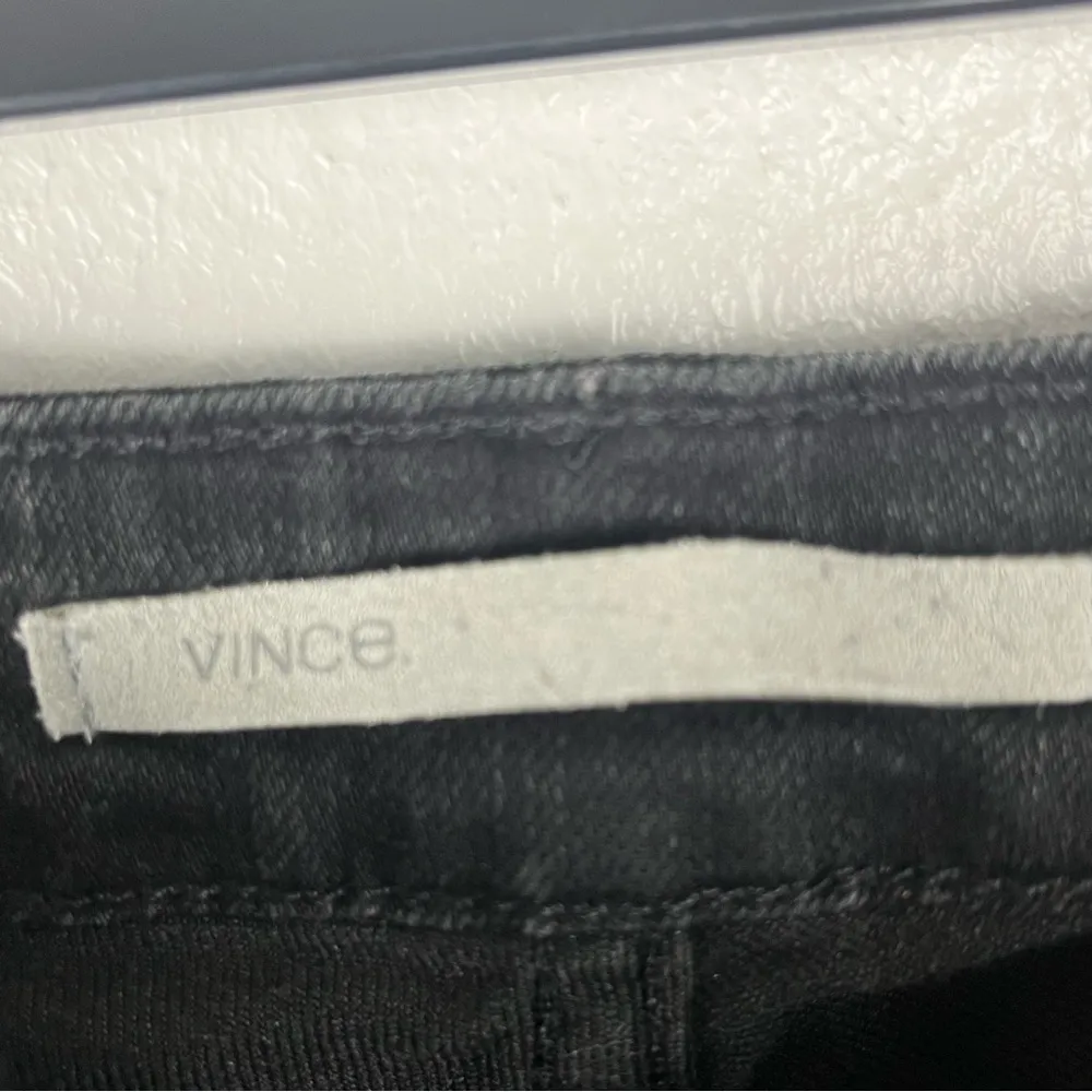 VINCE Straight Leg Black Wash Jeans, Size 26 - Image 3