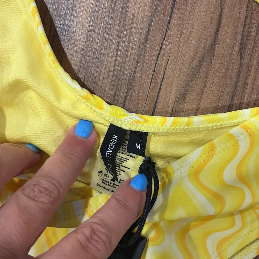 Kendall and Kylie yellow swirl bikini - Image 2