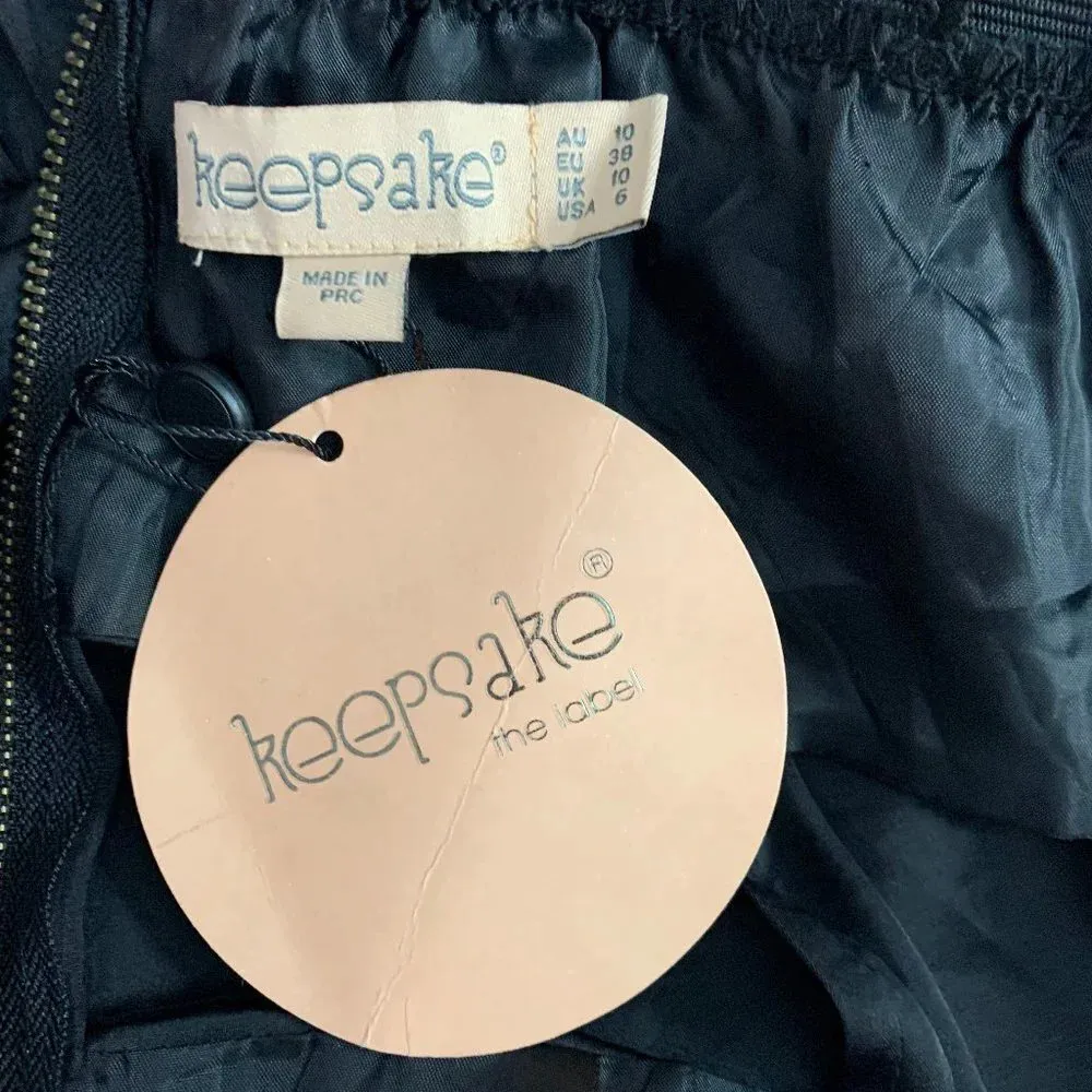 KEEPSAKE the Label Here and Now Bubble Dress‎ Black Size 6 - Image 9