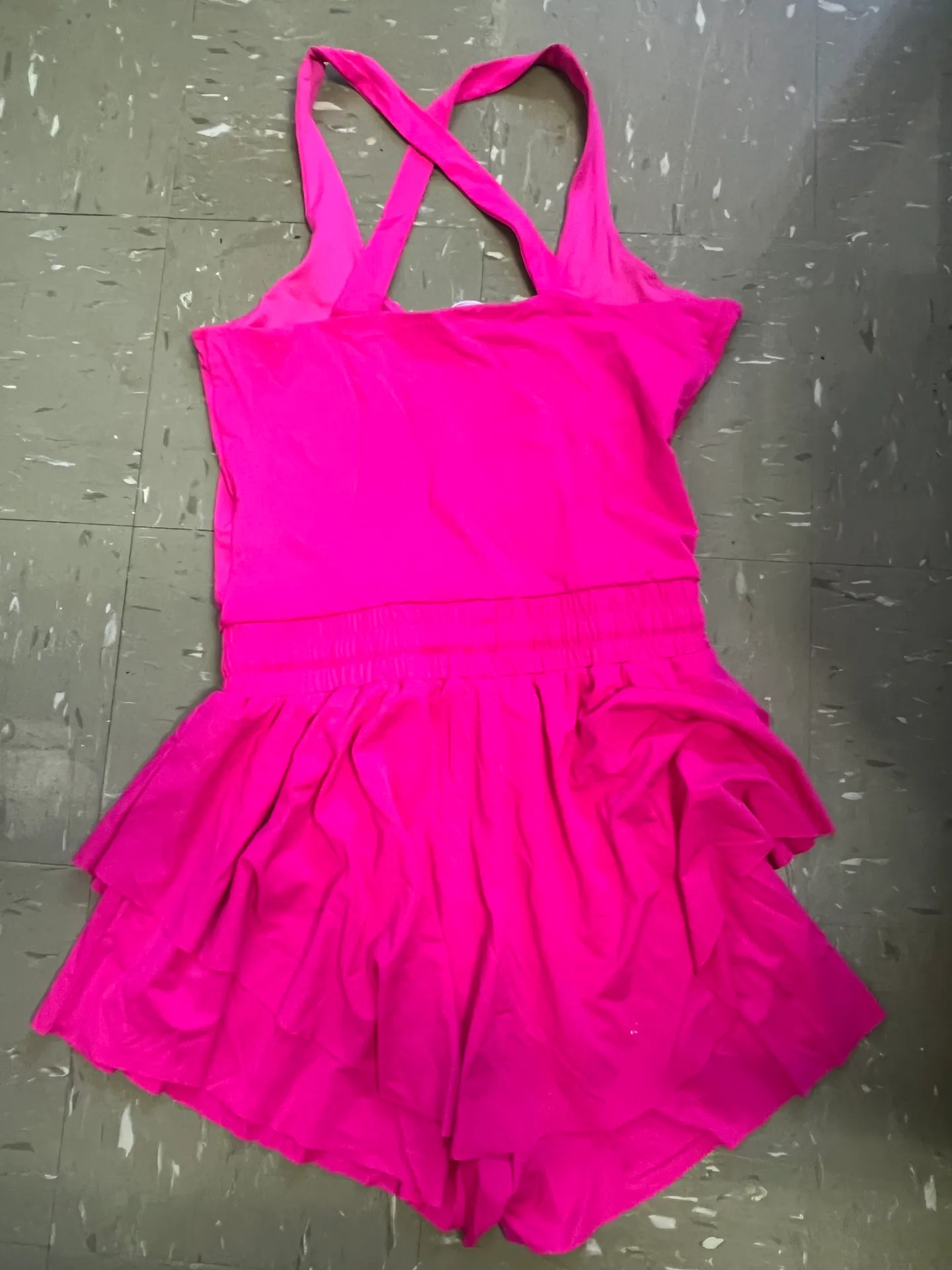 Hot Pink Active Romper - Image 4