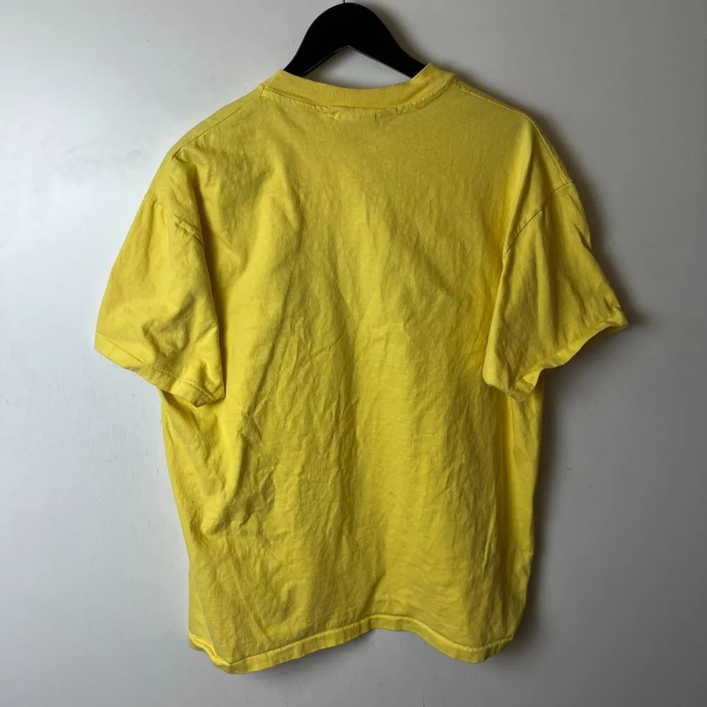 Punahou Baseball Large L T Shirt Vintage 90s Yellow Graphic Tee - Image 13