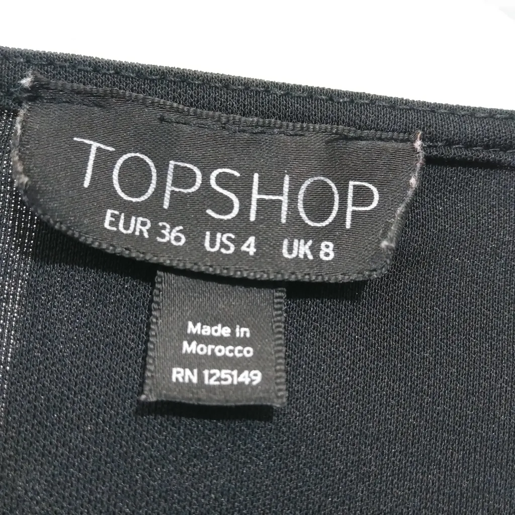 Topshop wrap Top long sleeves 
Size 4 - Image 3