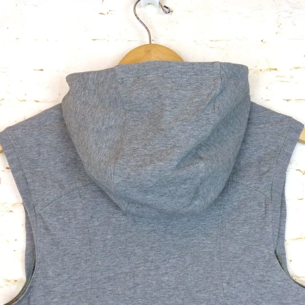 Lululemon Blissed Out Sleeveless Hoodie Womens 6 Heathered Gray Sporty Gym Yoga - Image 11