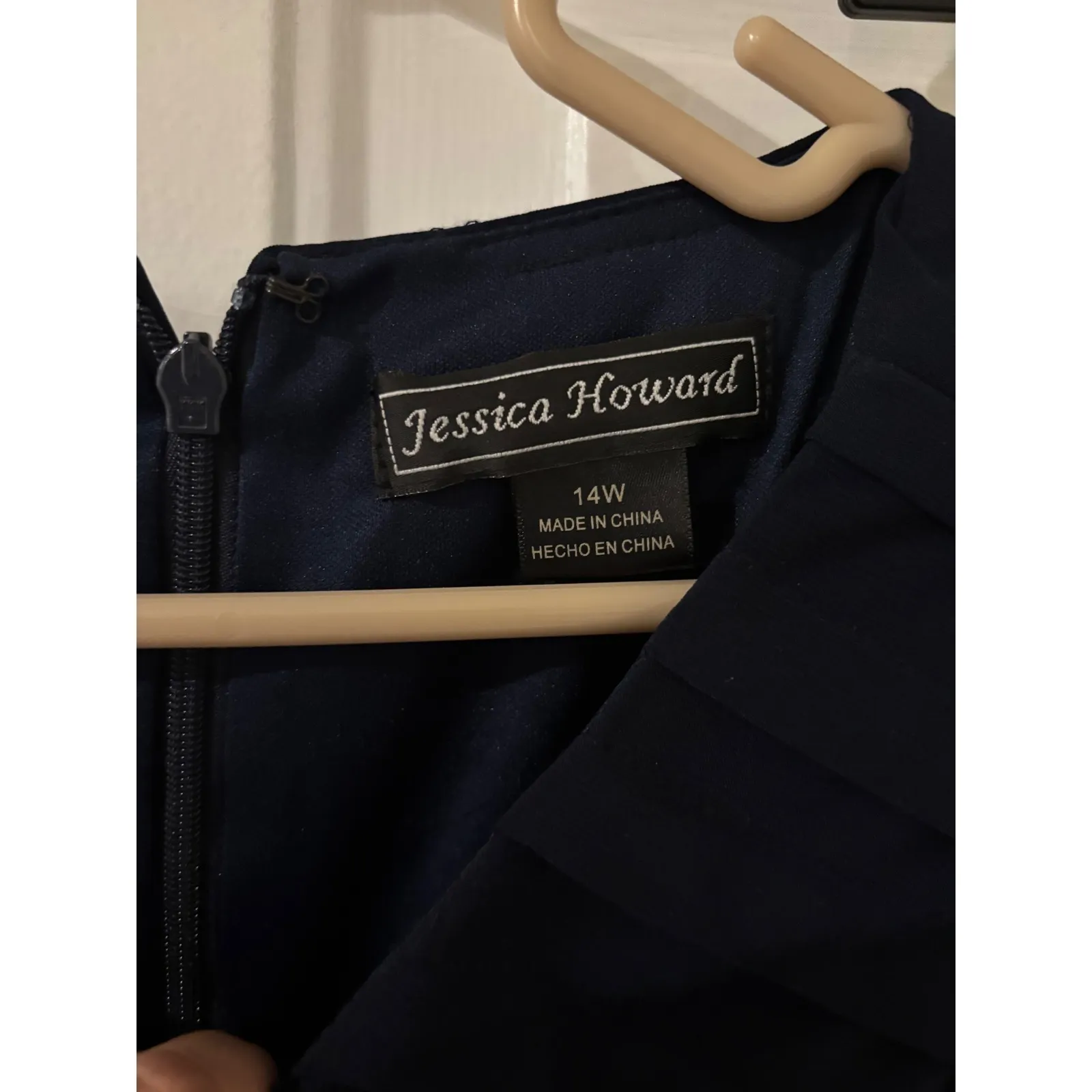 Jessica‎ Howard Tiered Dress - Sleeveless Party Cocktail - 14W - Image 2