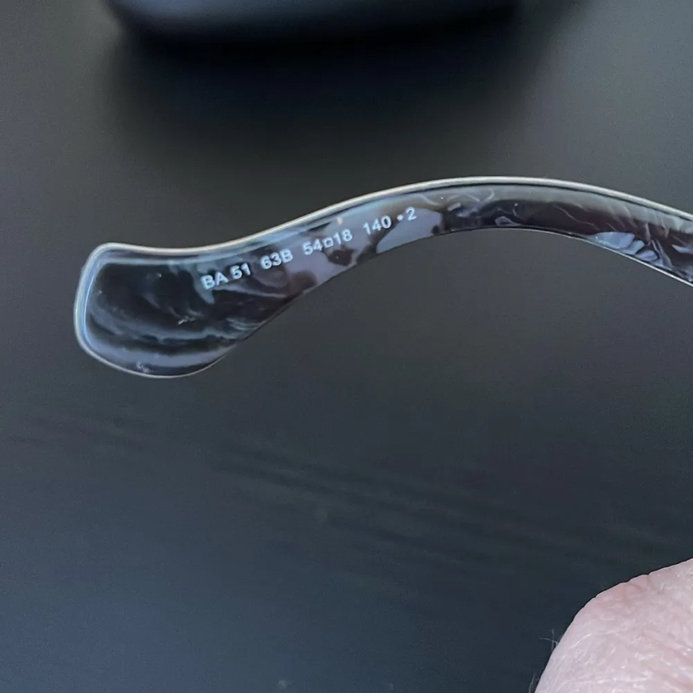 Balenciaga Marbled Cat Eye Sunglasses with case Black - Image 7