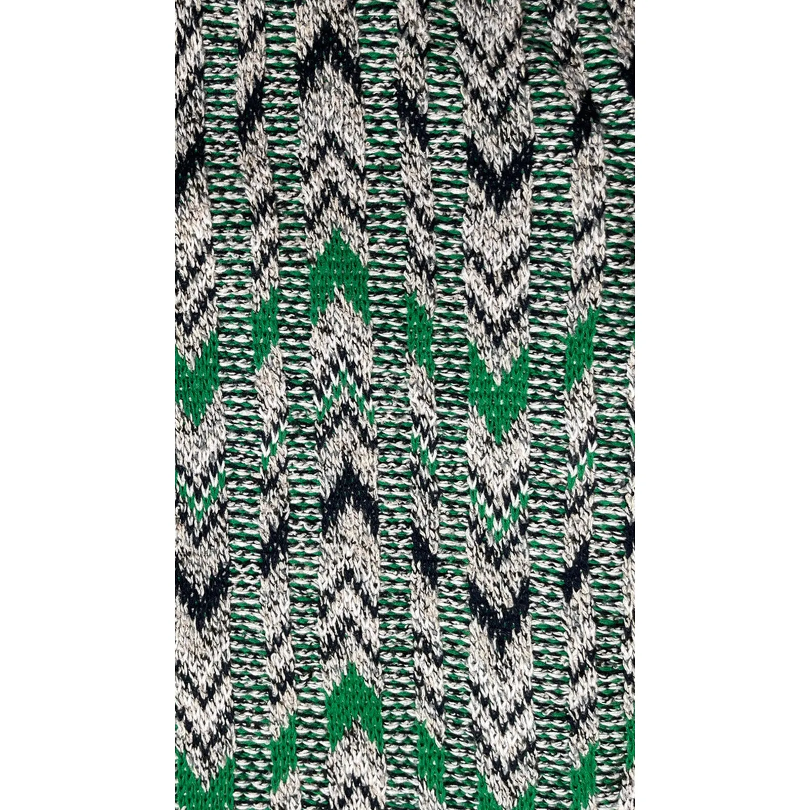 Pendleton Blue Green Chevron Button Up Cotton Silk Cardigan Sweater Womens S - Image 9