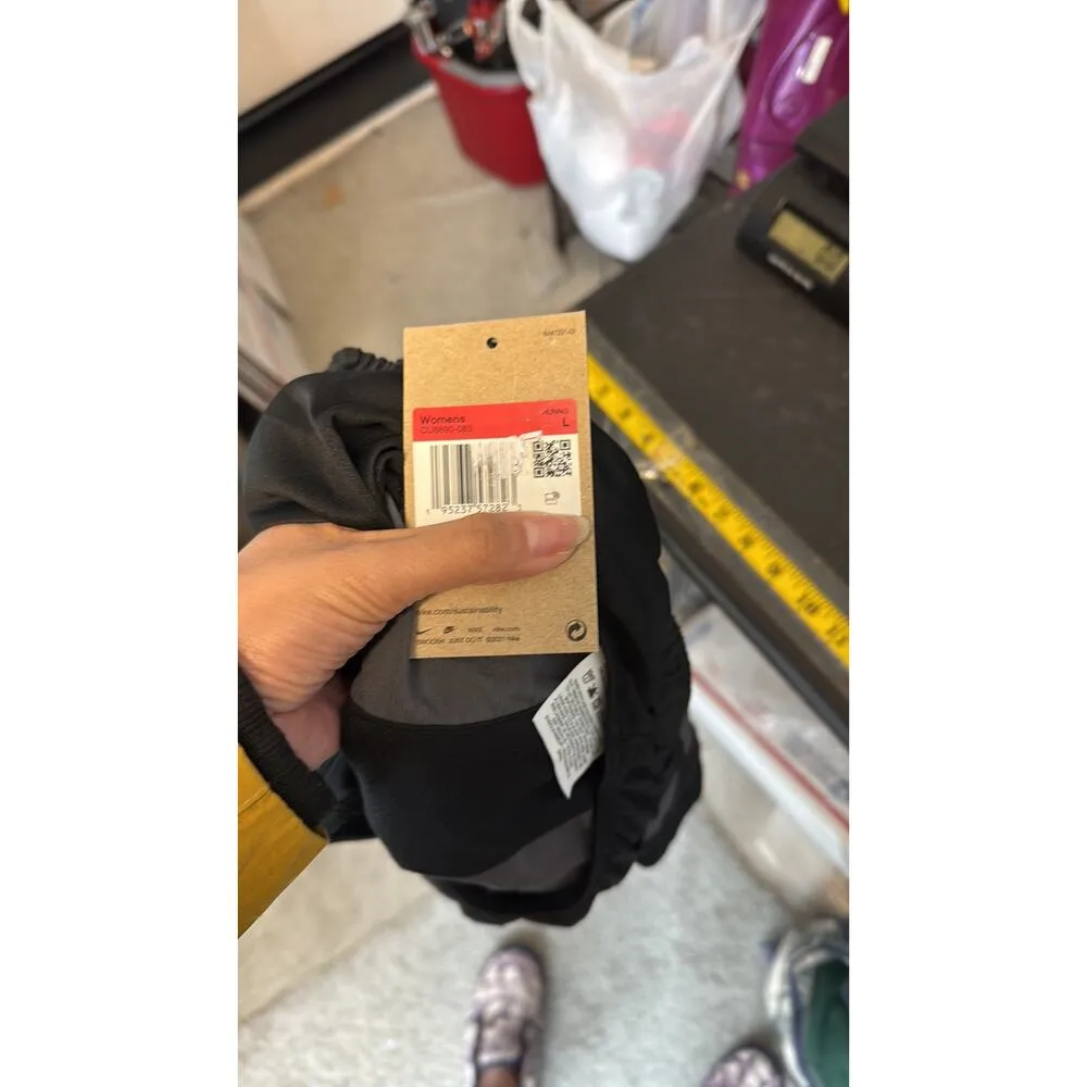 Nike Dri Fit back gray running shorts athletic performance size L - Image 10