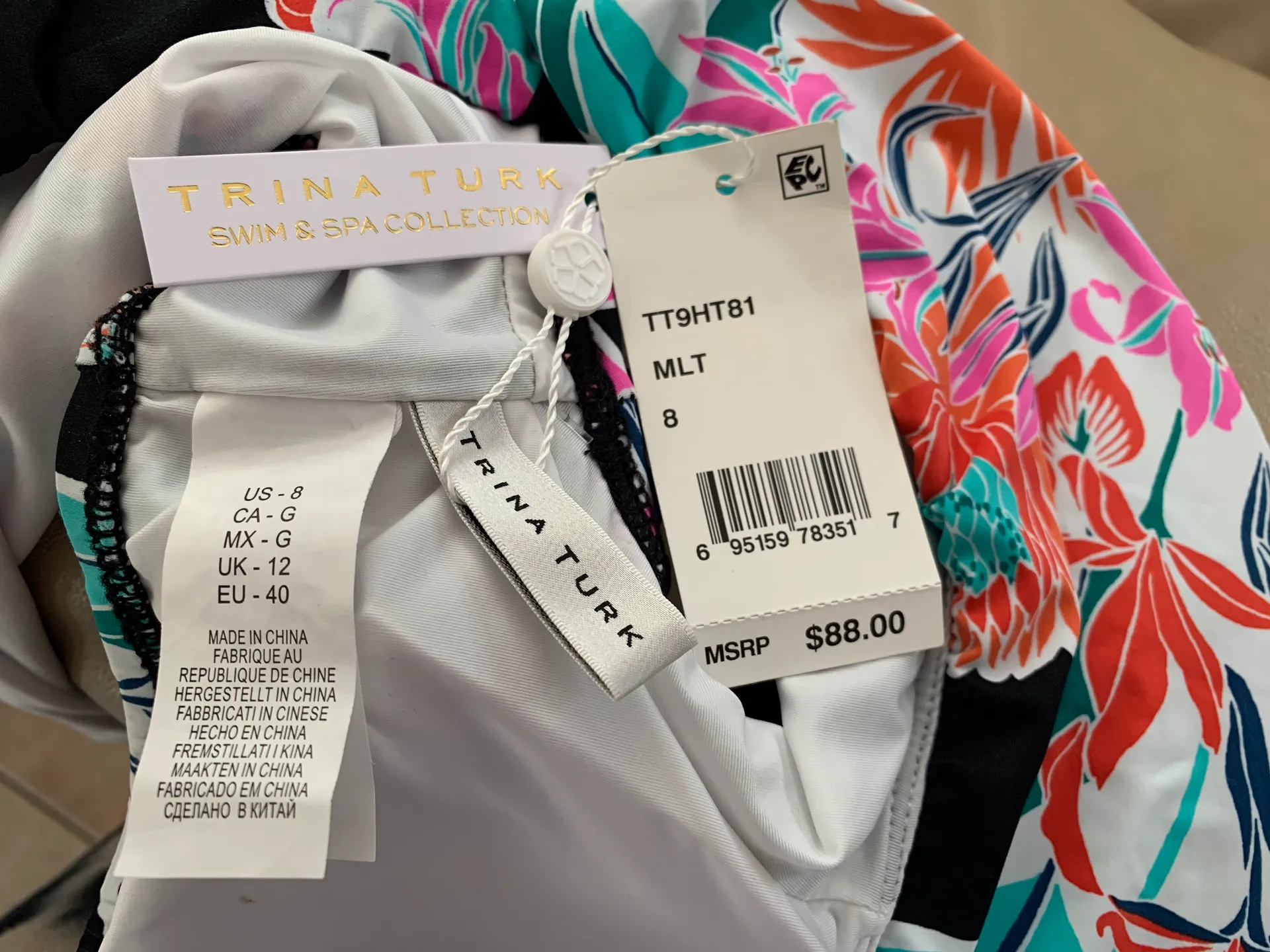 Womens Off The Shoulder Strapless Bikini Swim Top - Image 8