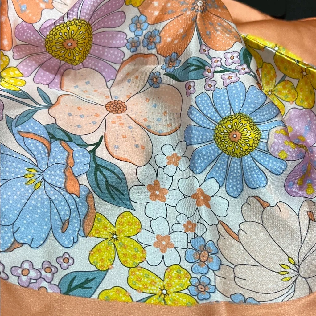 Piper K | Orange Blossoms Themed Scarf - Image 5