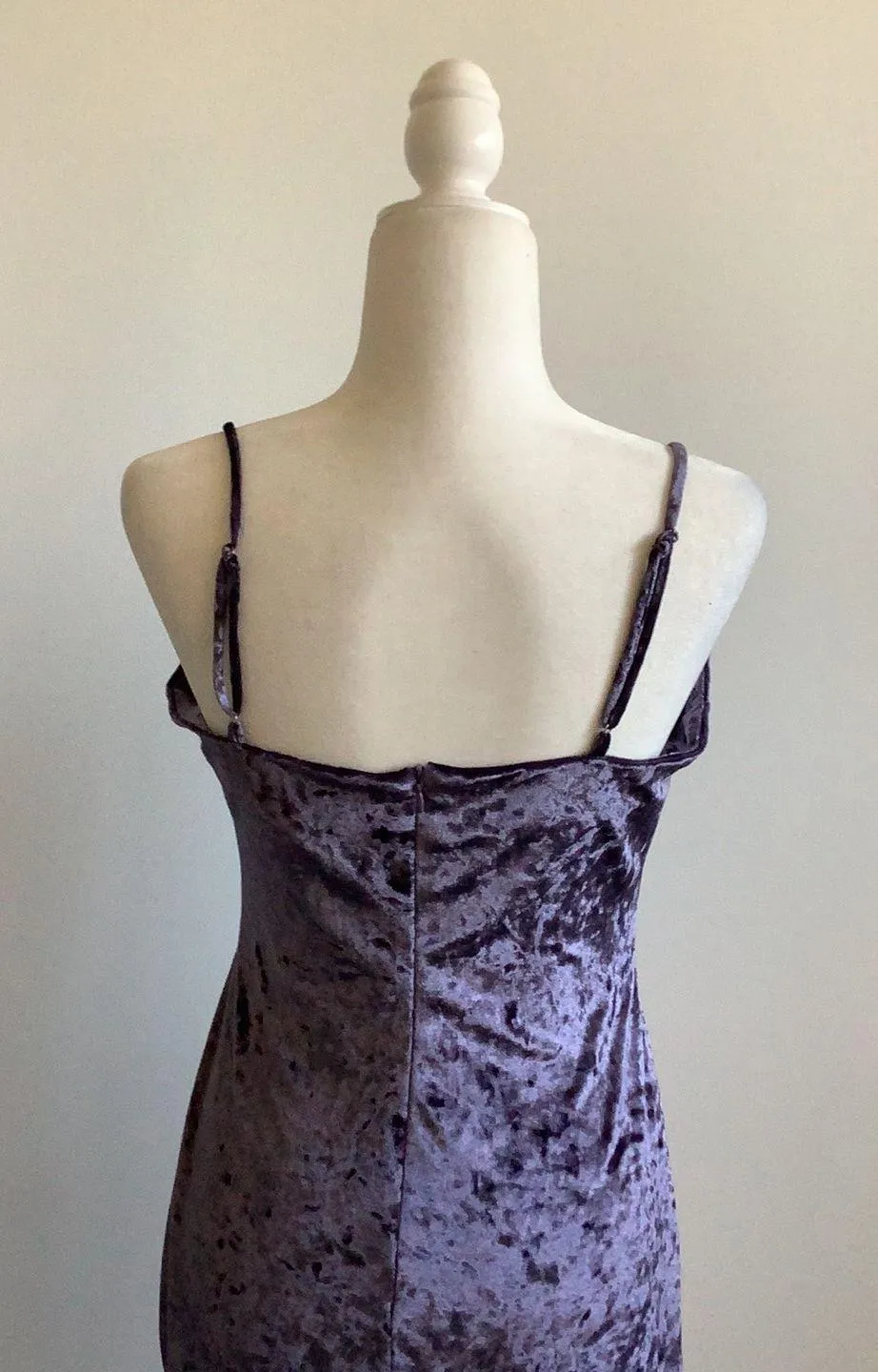 NWT Purple Velvet Mini Dress  - Image 4