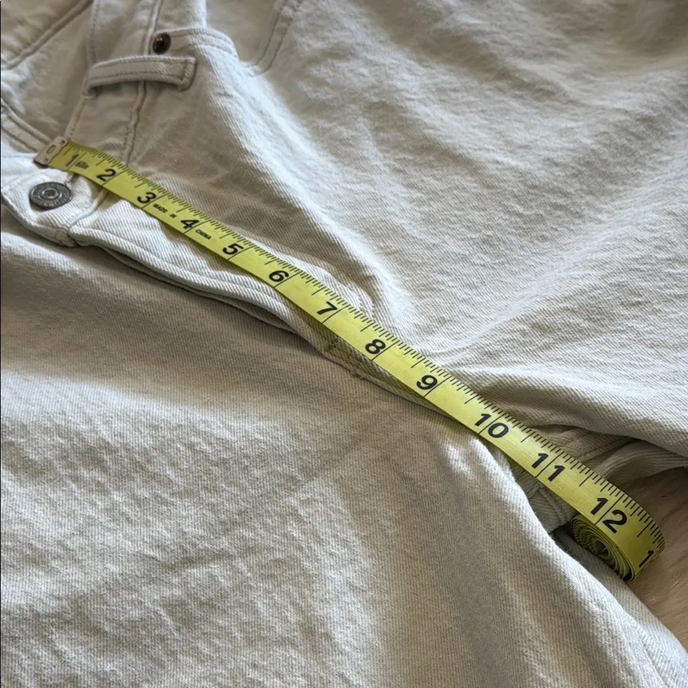 ABERCROMBIE & FITCH Curve Love The Dad High Rise Crossover Jeans Size 27/4L - Image 13