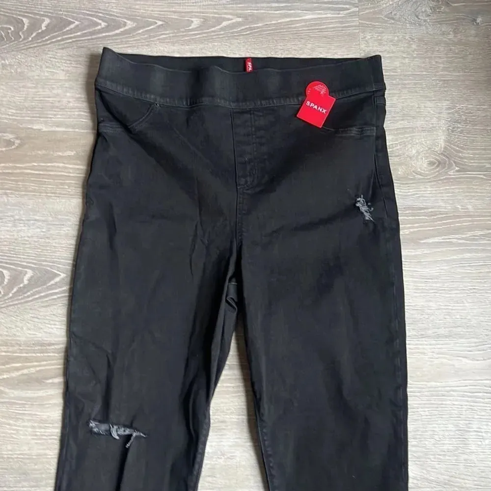 NEW Spanx Vintage Distressed Ankle Skinny Jeans - Image 4