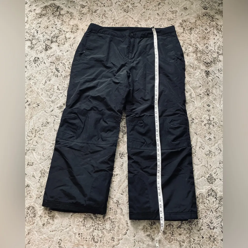 LANDS END squall snow / ski pants ☃️❄️ Black Size 1X - Image 3