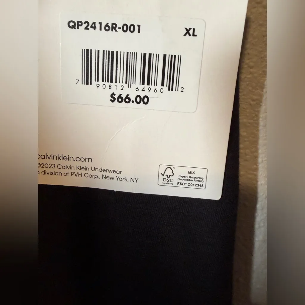 Calvin Klein black sleep lounge set XL NWT - Image 4