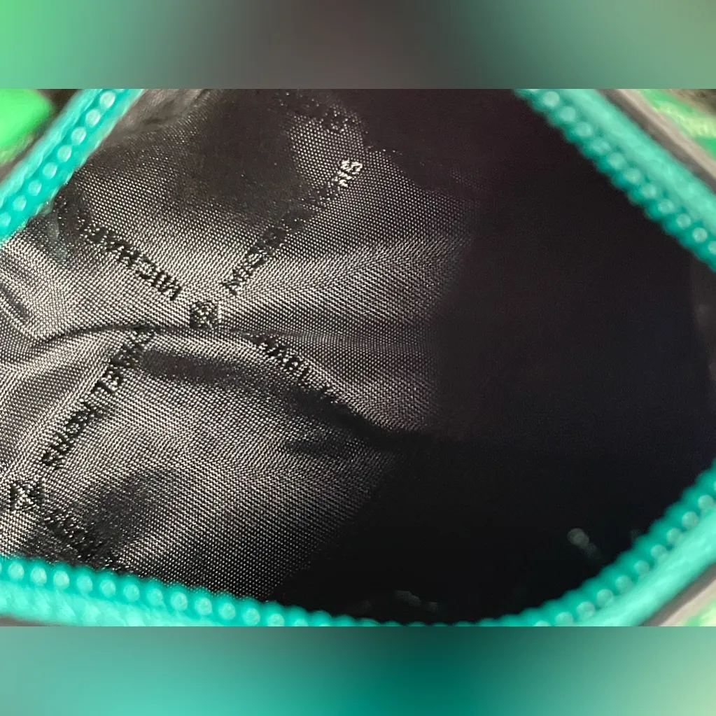 Michael Kors | Nano Green Duffle Key Fob | Monogram Canvas & Leather | NIB - Image 6