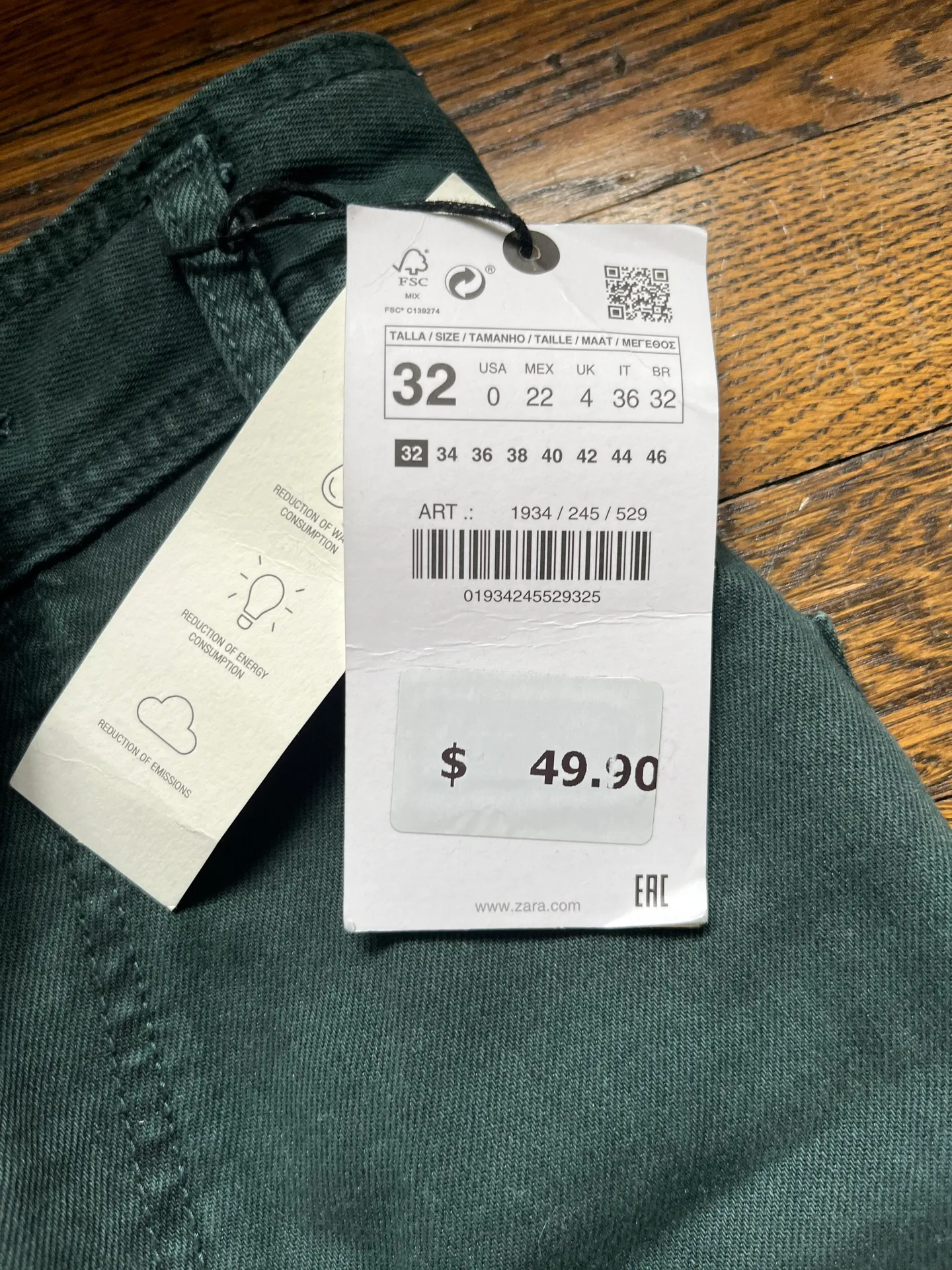 ZARA Marine Straight Jeans - Image 2