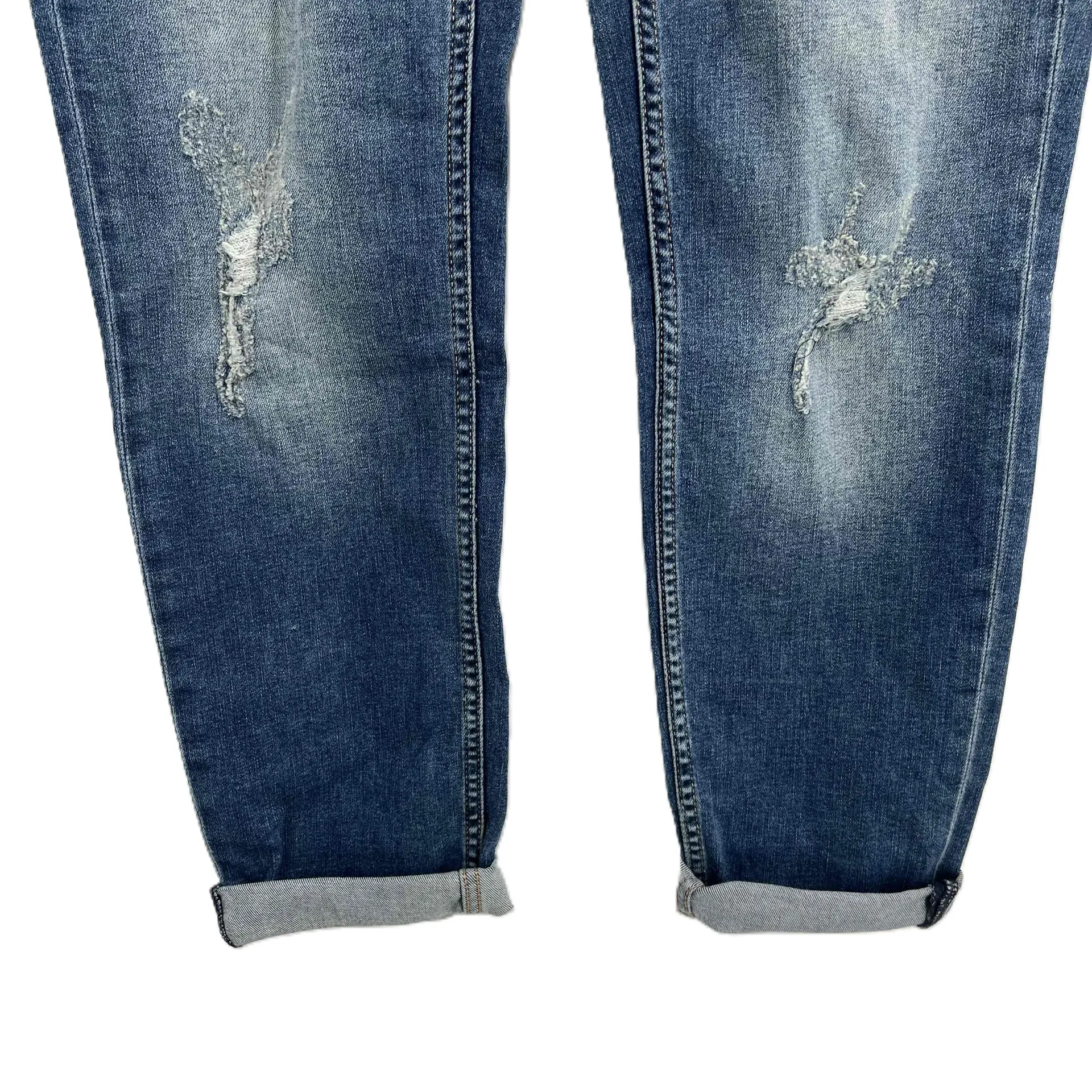 VIGOSS Thompson Midrise Tomboy Distressed Rolled Cuff Jeans Womens Size‎ 31 New - Image 3