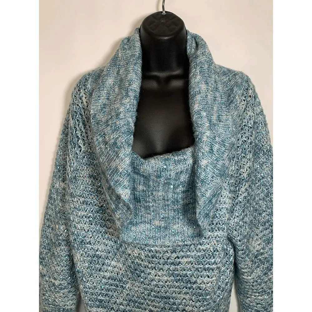 Chico's  Heavy Knit Cowl Neck Sweater - Image 8