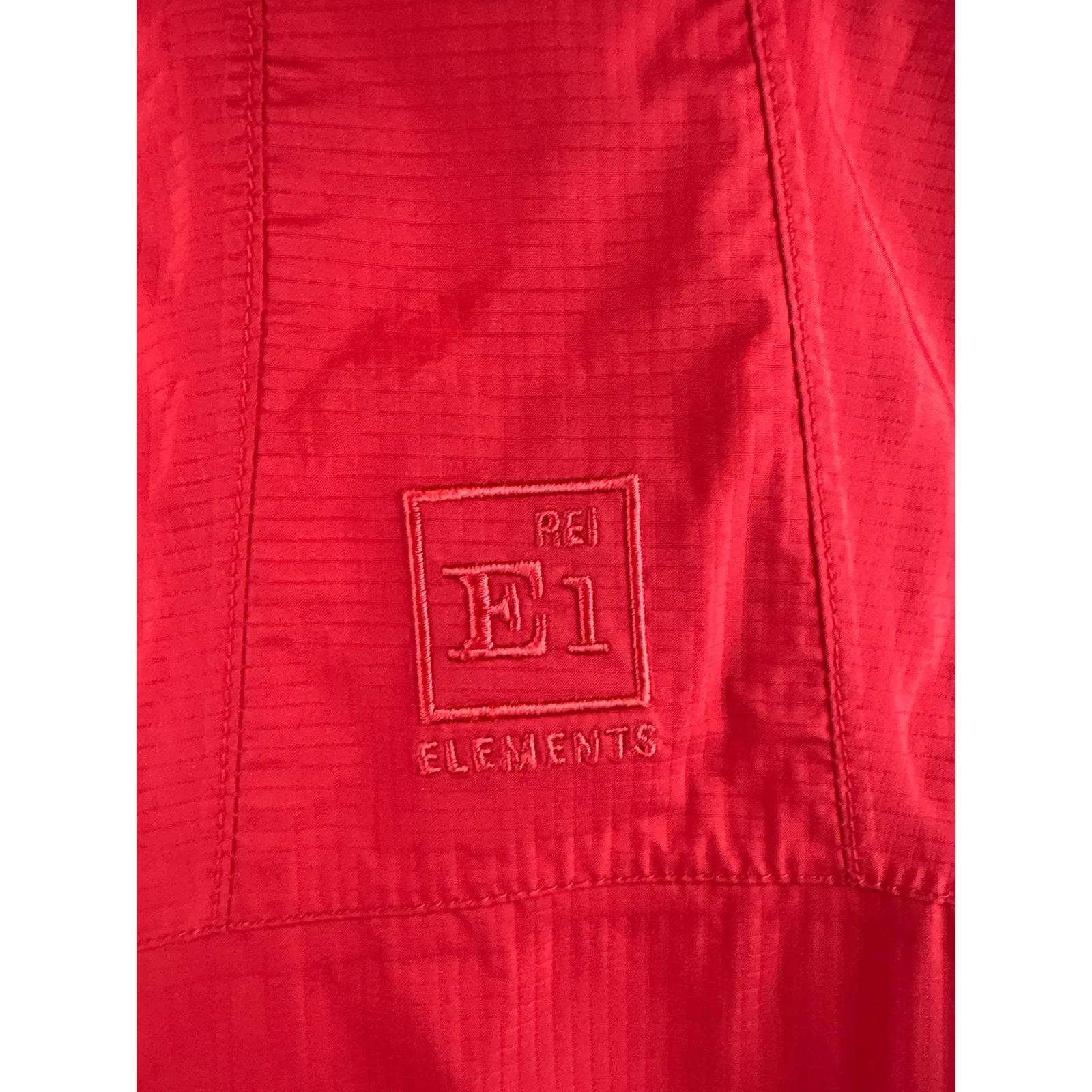Women’s REI Large Bright Red Rain Jacket - Image 5