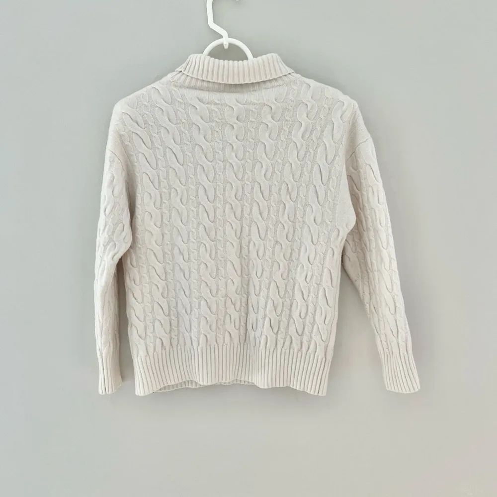 The Group Babaton Aritzia Merino Wool Cable Knit Sweater Jumper Size Large - Image 6