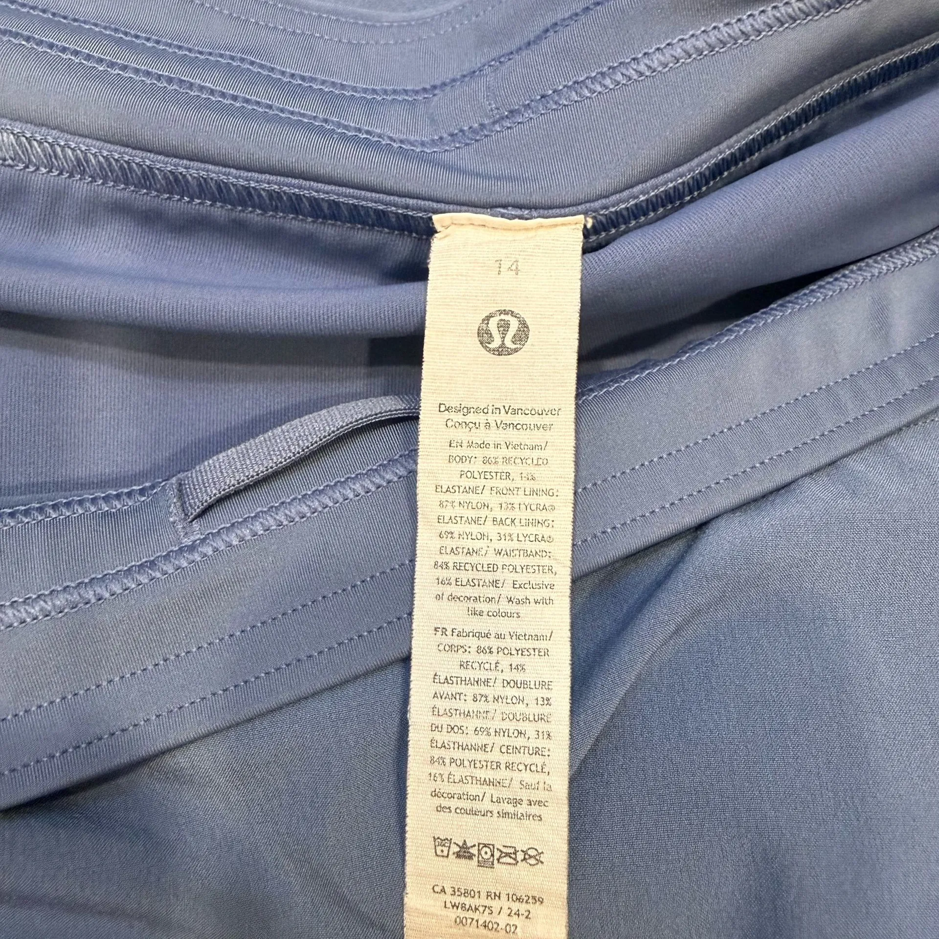 Lululemon light weight high rise tennis skirt 14 Oasis Blue - Image 7