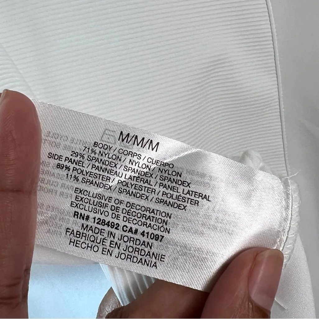 Greg‎ Norman White Ribbed Sleeveless Outerwear Vest Golf Sports Outdoor Medium - Image 8