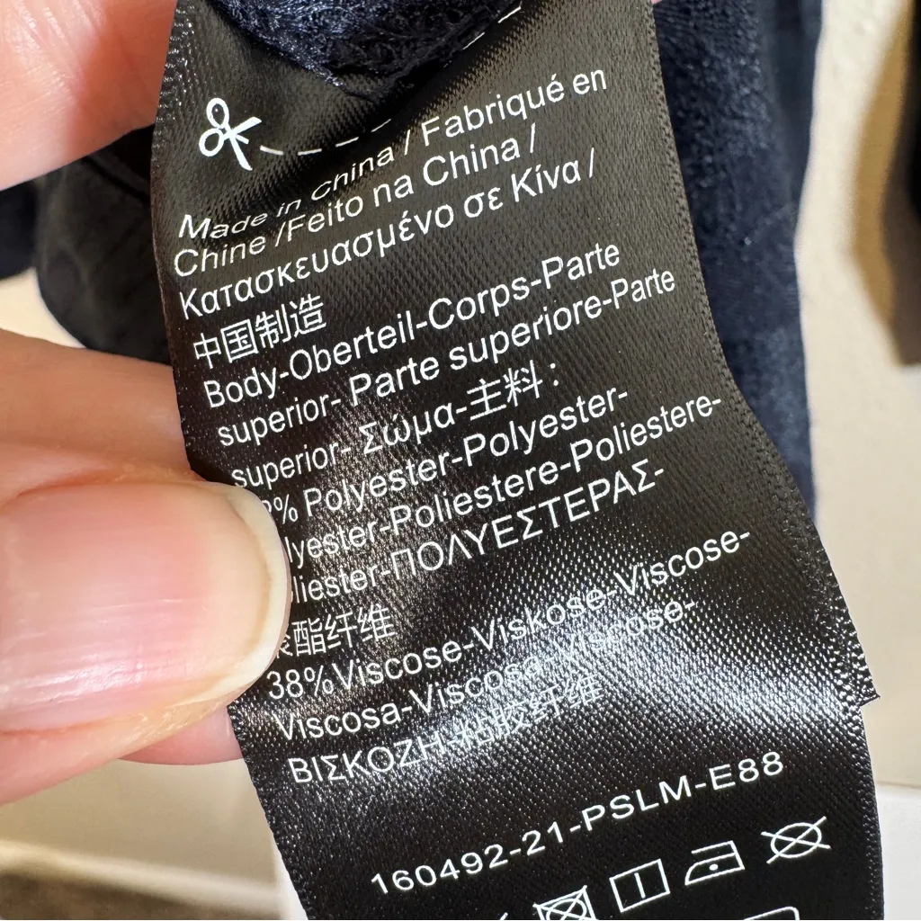 Scotch & Soda Blue Medieval Print Mini Dress Womens L Kings All Seeing Eye Crest - Image 3