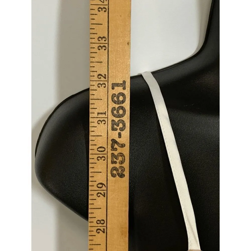 Shien Womens Midi Dress Adjustable Straps Tie Bow Floral Pink Medium - Image 5