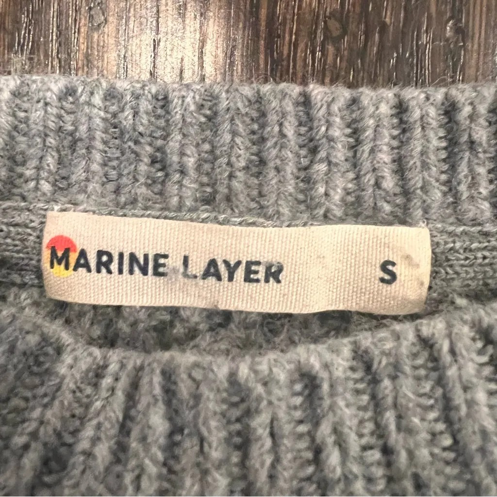 Marine Layer Light Gray Women's Sweater - Image 2