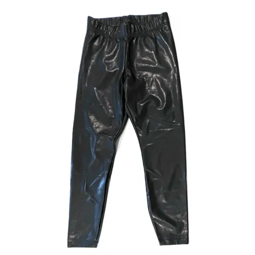 Old Navy Black Faux Leather Skinny Pant MEDIUM Modern Fit Baddie Mob‎ Wife - Image 10