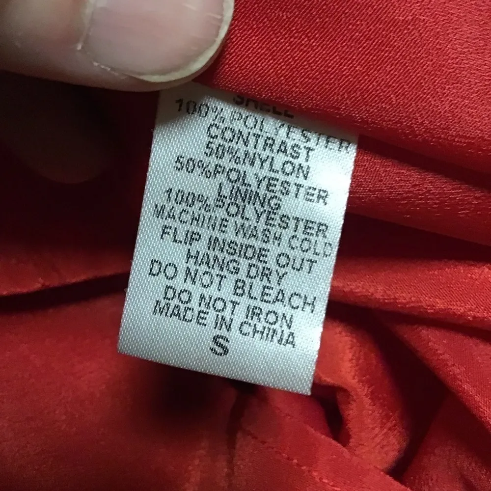 TCEC Red dressy sexy lace mini dress - Image 3