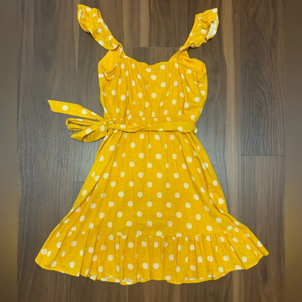 Lauren Conrad Yellow Polkadot Summer Dress - Image 6
