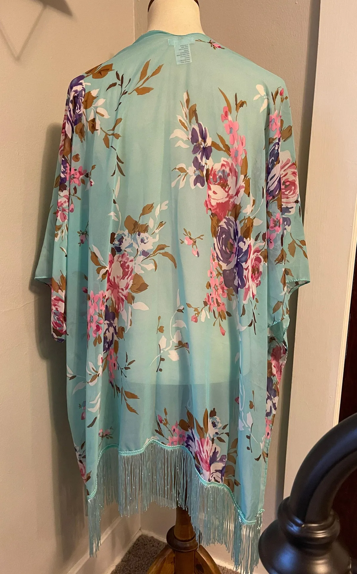 Kimono/shawl Blue - Image 2