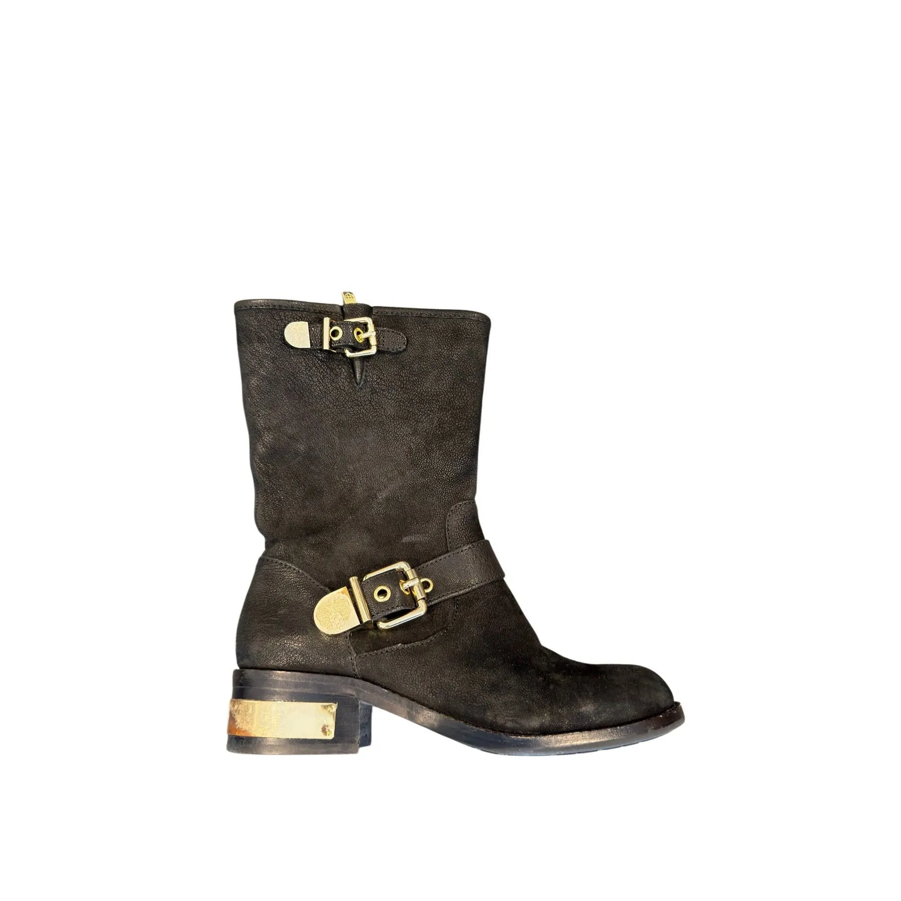 Vince Camuto Black Leather Riding Boots size 7.5 - Image 3