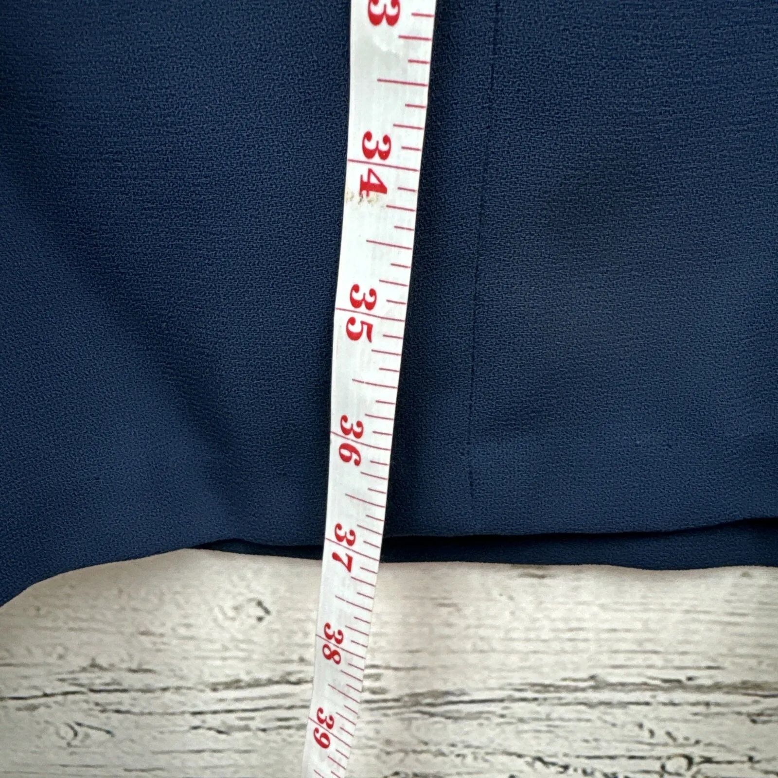 CDC Caren Desiree Company Blue "Little Black Dress" [Size 8]‎ Sleeveless, Lined - Image 5